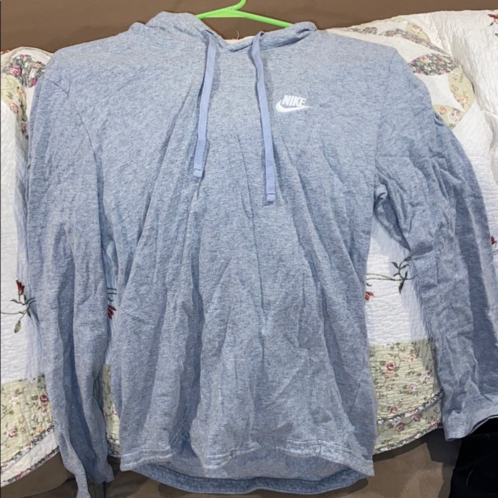 nike women's gray hoodie